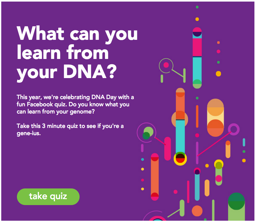 DNA Day Quiz Visually
